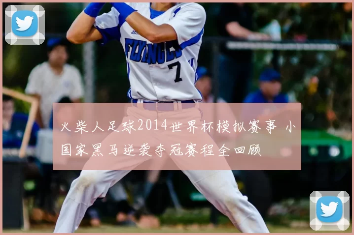 火柴人足球2014世界杯模拟赛事 小国家黑马逆袭夺冠赛程全回顾