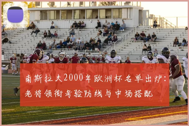 南斯拉夫2000年欧洲杯名单出炉：老将领衔考验防线与中场搭配