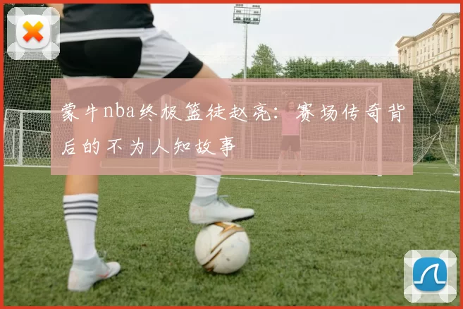 蒙牛nba终极篮徒赵亮：赛场传奇背后的不为人知故事